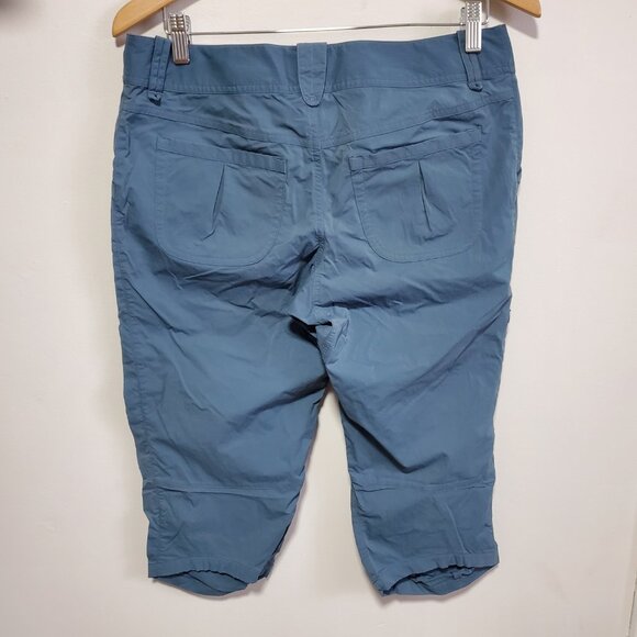 ARC'TERYX Parapet Hiking Capris Pants TerraTex Nylon Gorpcore Blue Women 8 x 19" - Picture 8 of 16